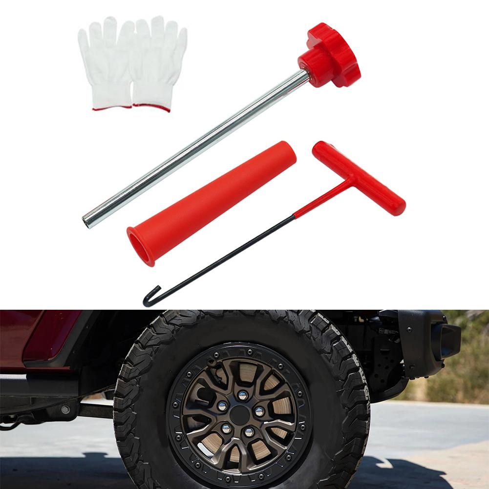 Heavy Duty Tool Set Tire Repair Tool Essential Tool Kit For ATVs And Trucks Tapered Locating Tube Valve Maintenance Tools