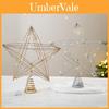 Christmas Tree Star Topper Decoration With Metallic Finish For Holiday Celebrations