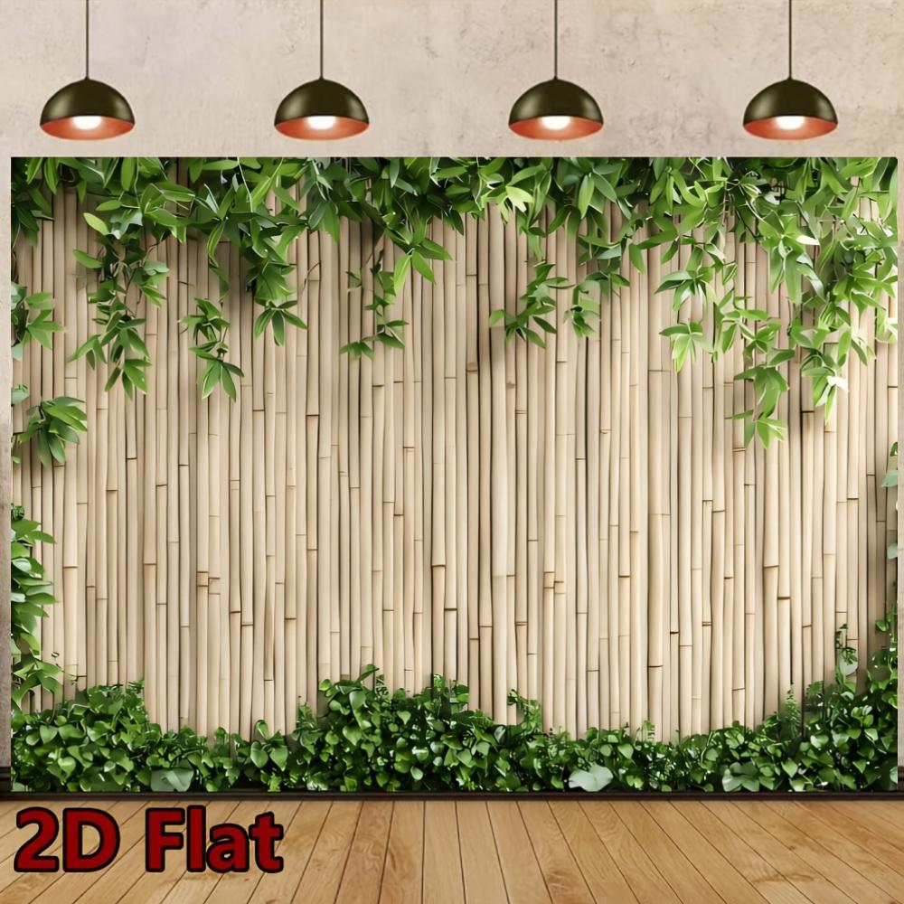 2D plane, green wood-grain background banner photography fabric, background cloth, scene cloth 100x150cm