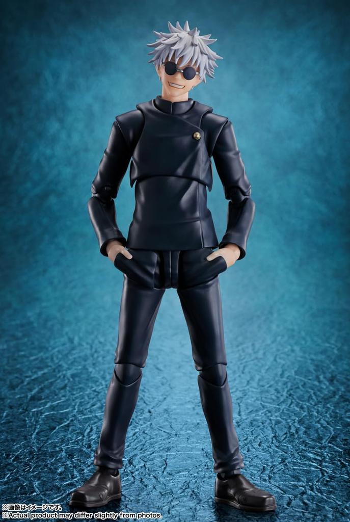 TAMASHII NATIONS Jujutsu Kaisen Gojo Satoru 160mm malovaná pohyblivá figurka SHFiguarts Kaidama/Tamaori -Jujutsu Kosen- Přibl.. PVC a ABS
