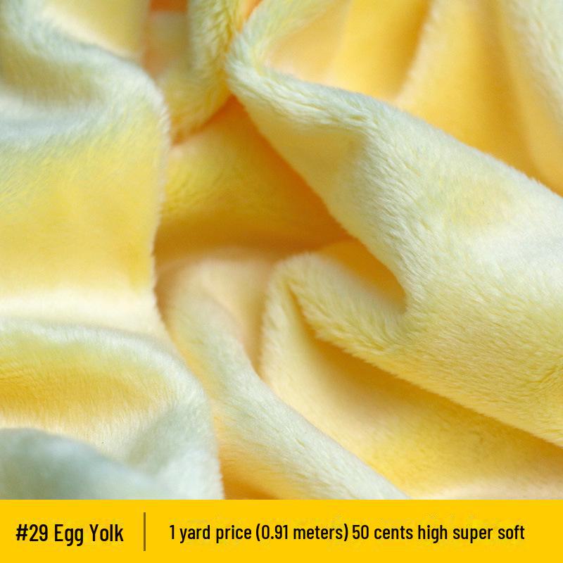 5mm Ultra-Soft Crystal Plush Fabric for Doll Pillows