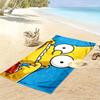 Bart Print Beach Towel, Large Soft Quick Dry Towel for Beach Camping Swimming