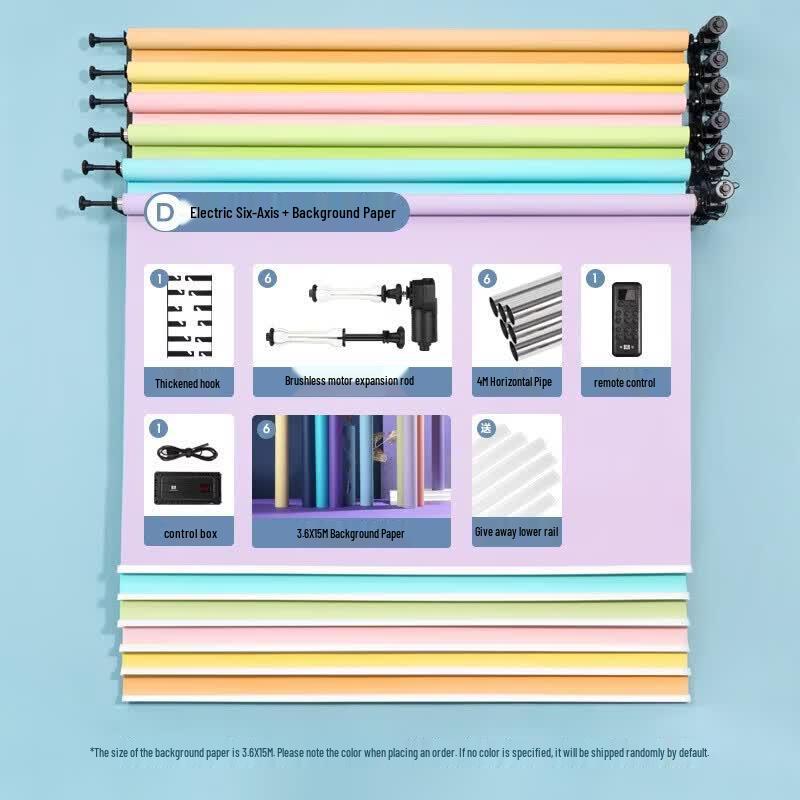 Miaotu Electric Studio Background Roller System