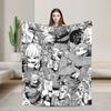 Toga Himiko Manga Flannel Blanket Boku No My Hero Academia Awesome Throw Blanket for Home 125*100cm Bedspreads,
