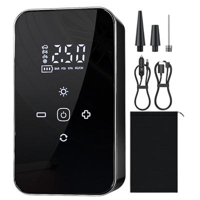 Kabellose Luftpumpe | Touchscreen Kabellose Luftpumpe | Elektrische Reifenluftpumpe