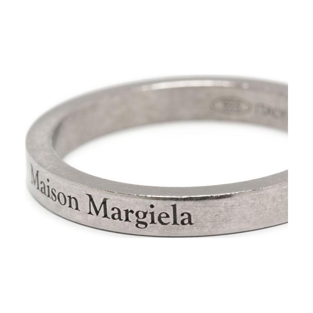Maison Margiela Thin Logo Ring Silver Men Jewelry SM1UQ0080-SV0158-951