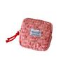 Cute Design Korean Cherry Pencil Case Large Capacity Cloth Plaid Pen Bag  Children