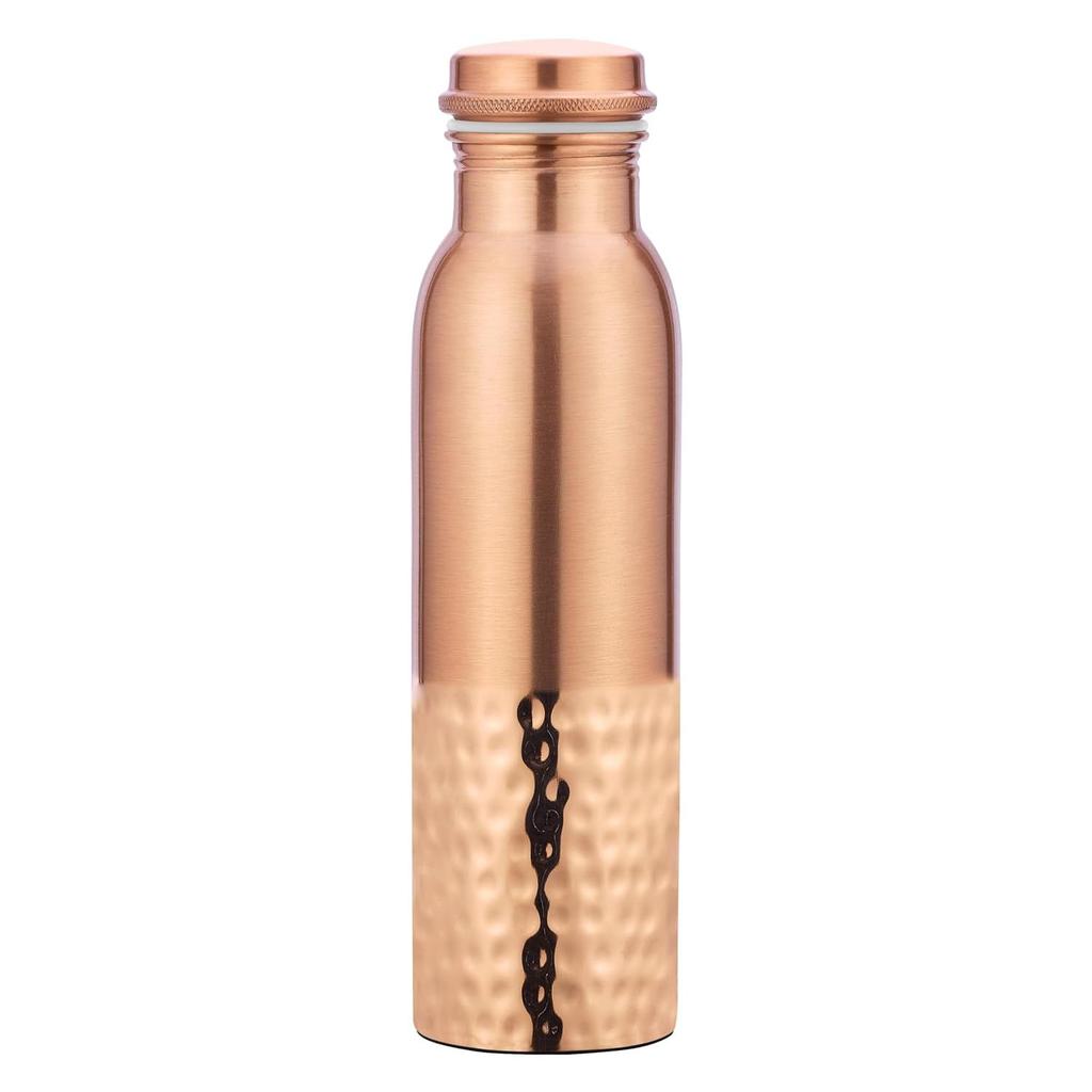 Pure Copper Bottle (Vintage Half Hammer) ,1 L