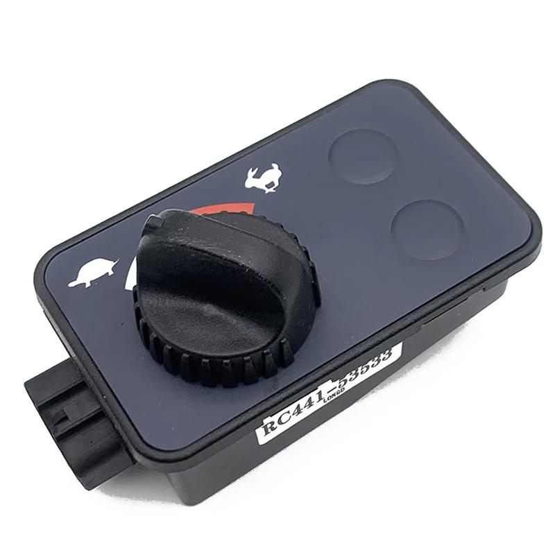Throttle Controller Panel Switch RC44153533 For Kubota KX135/155/161/163 U50-5 Excavator RC441-53533 чёрный