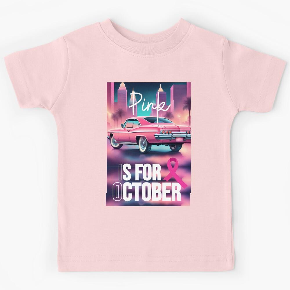 Pink Is For October Lowrider Kids T-Shirt 150