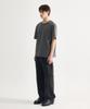 Eichijig Pigment Raw-Edge Asymmetric Panel T-Shirt -Dusty Gray