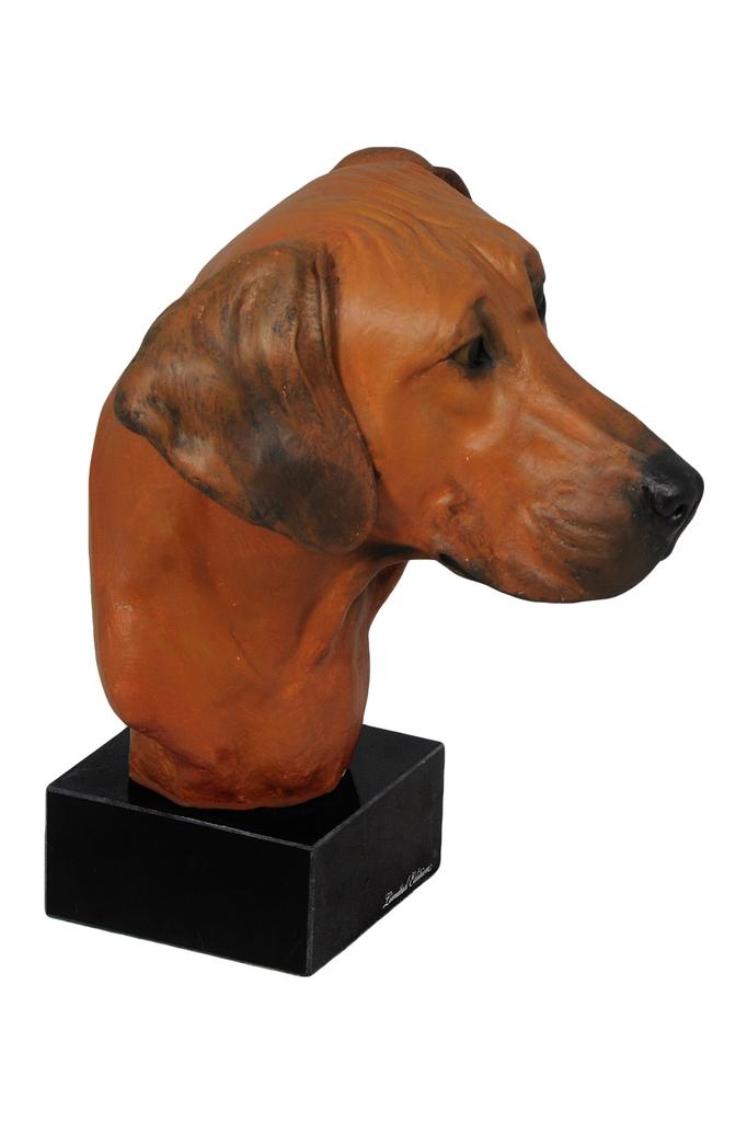 Rhodesian Ridgeback, Afrikanischer Löwenhund, Afrikanischer Löwenhund - bemalte Figur, Statue, Figur, vom Künstler gefertigt, Marke Art-Dog