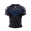 New MMA Kickbox Training Tee No Gi Bjj Top Jiu Jitsu Rashguard Spandex Compression T-Shirt Sublimation Sports Men Short Sleeve