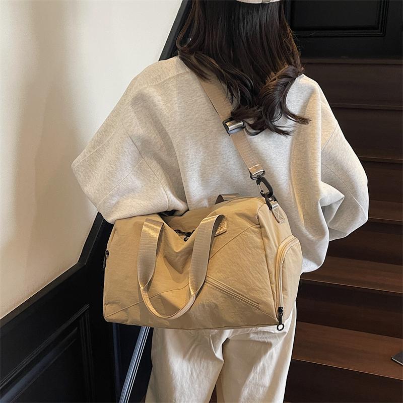 Women's Large Capacity Tote Bag Student Class Shoulder Bag Commuter Travel Bag Storage Bag