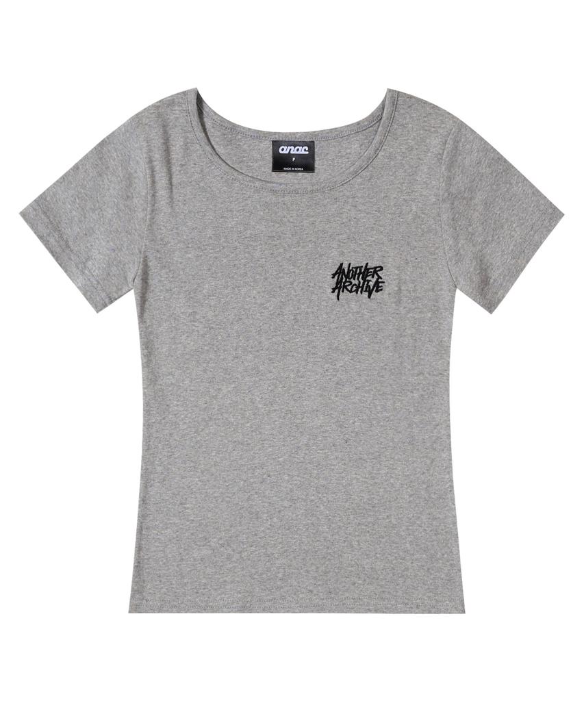 ANOTHER ARCHIVE Women'S Perfect Slim Logo Short Sleeve T-Shirt_Black