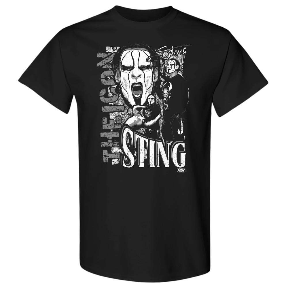 STING  THE ICON RETRO AEW Official TShirt Unisex T-Shirt S