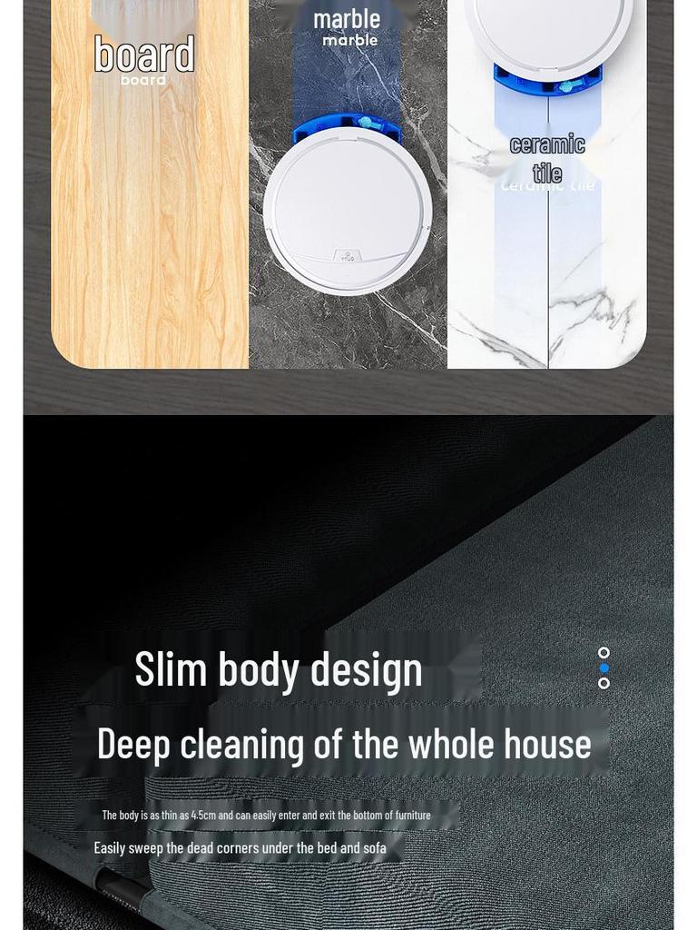 3-in-1 Smart Robot Vacuum: Sweeping, Vacuuming & Mopping with Remote & Water Tank