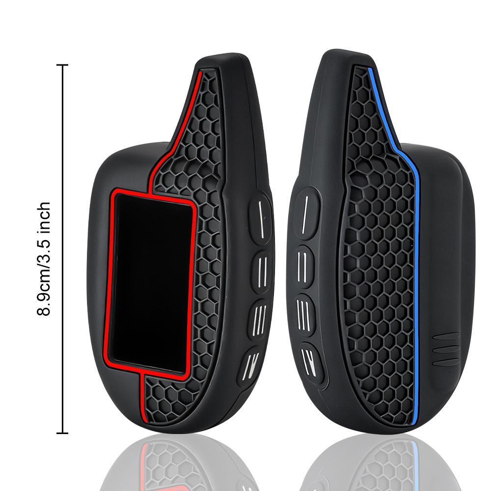 New Fashion M7/M8/M9 Silicone Key Case for Scher-khan Magicar 7/8/9/10/11/12 101 LCD Two Way Car Alarm System LCD Key Cover