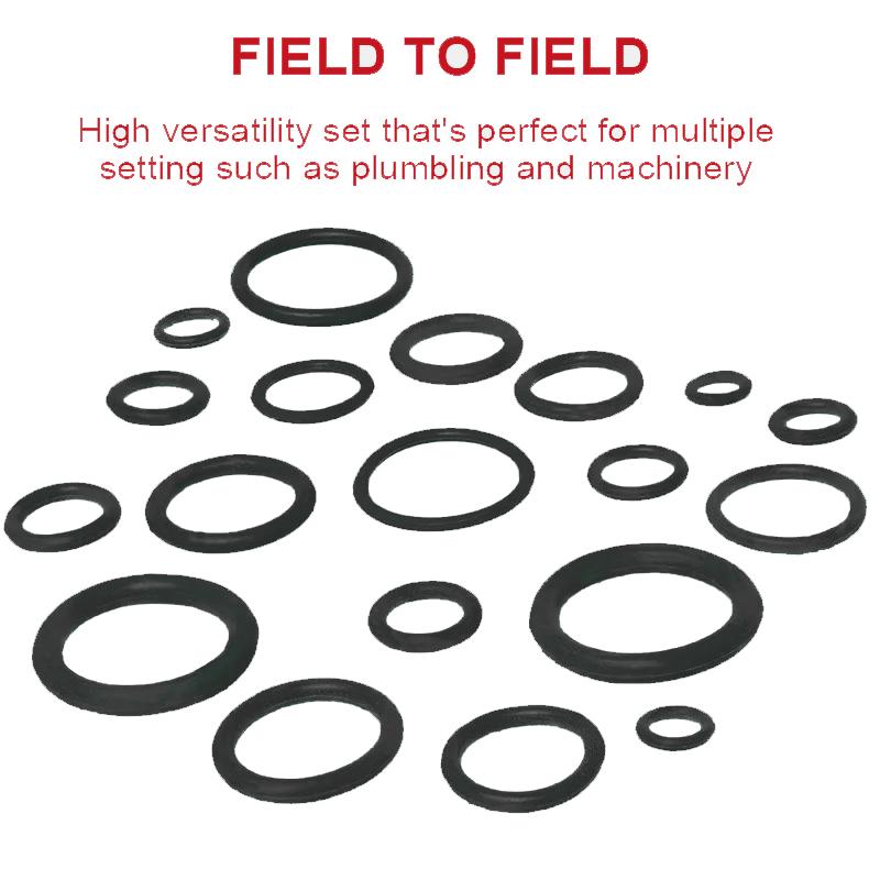 279PCS 18 Sizes Rubber Air Conditioning O Rings Universal Car Auto Repair Tools Refrigerant Ring Sets with Plastic Box