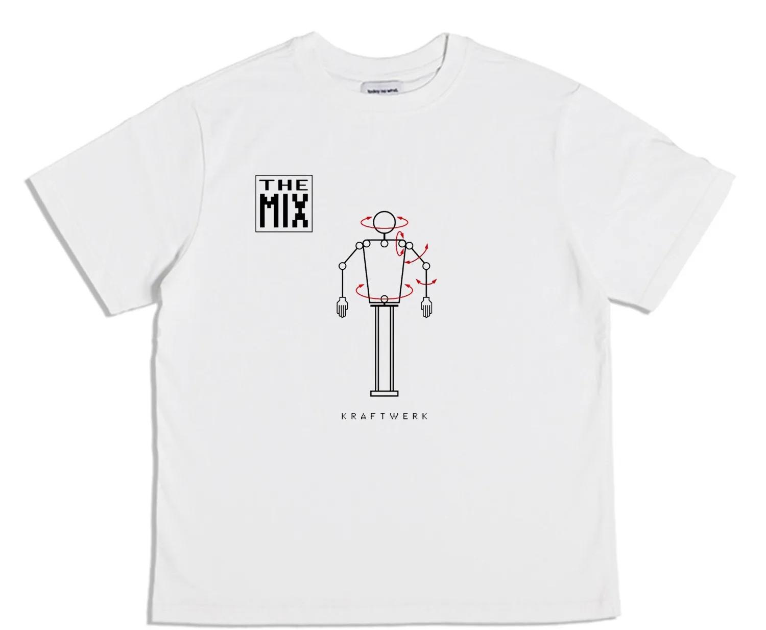 

2025 Craft Rock Kraftwerk Электростанция Группа Принтованная футболка Чистый Тяжелый Хип-Хоп Высококачественный Роскошный Бренд Продажа Популярный S