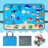 Montessori Animal Busy Board (Farm/Space/Insects/Ocean/Arctic) – Flannel Sensory Toy for Kids, Ideal Birthday Gift