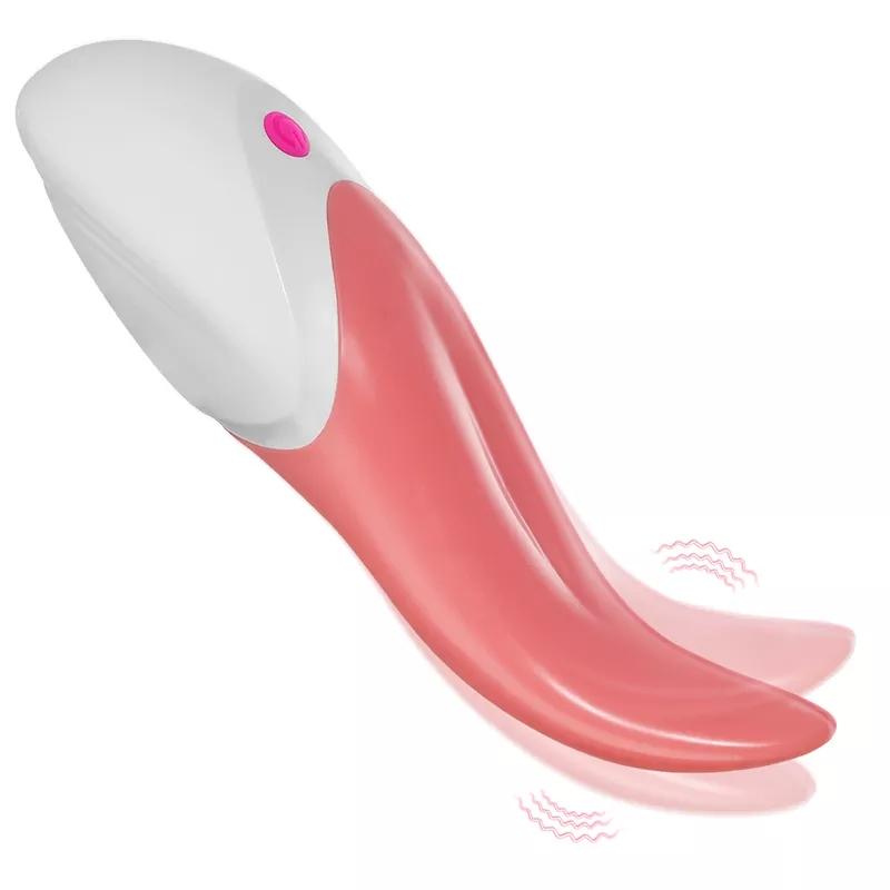 Realistic Tongue Licking Clitoral Stimulation Nipples Powerful Stimulator Vibrators Female Adult Sex Toy for Woman Couples Waterproof