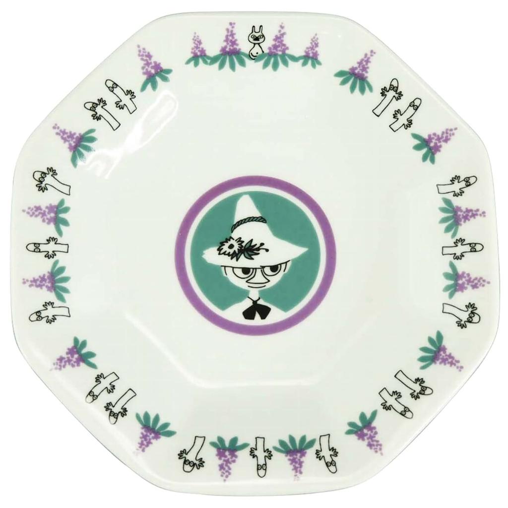 Yamaka Shoten MOOMIN Set Veselă Farfurie Farfurie Orez Prăjit 19cm cu Lingură Serie Chineză Snufkin Microunde Articole Moomin Nordic Cadou de Zi Veselă