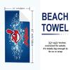 Cleveland Indians Print Beach Towel, Large Soft Quick Dry Towel for Beach Camping Swimming