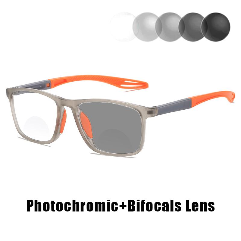 Антибликовые HD Очки для дали и чтения для мужчин и женщин, Ультралегкие, Спортивные, Фотохромные, Бифокальные 3.0