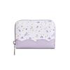 Sweet Small Floral Pattern Women's Bow-knot Wallet Multi-card Slot PU Leather Card Holder Portable Card Wallet Travel