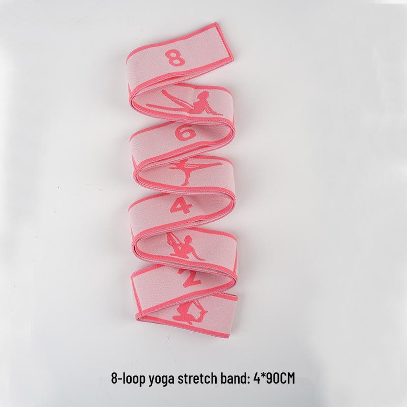 Yoga Resistance Band for Kids and Adults - Stretch, Dance, Fitness Trainer