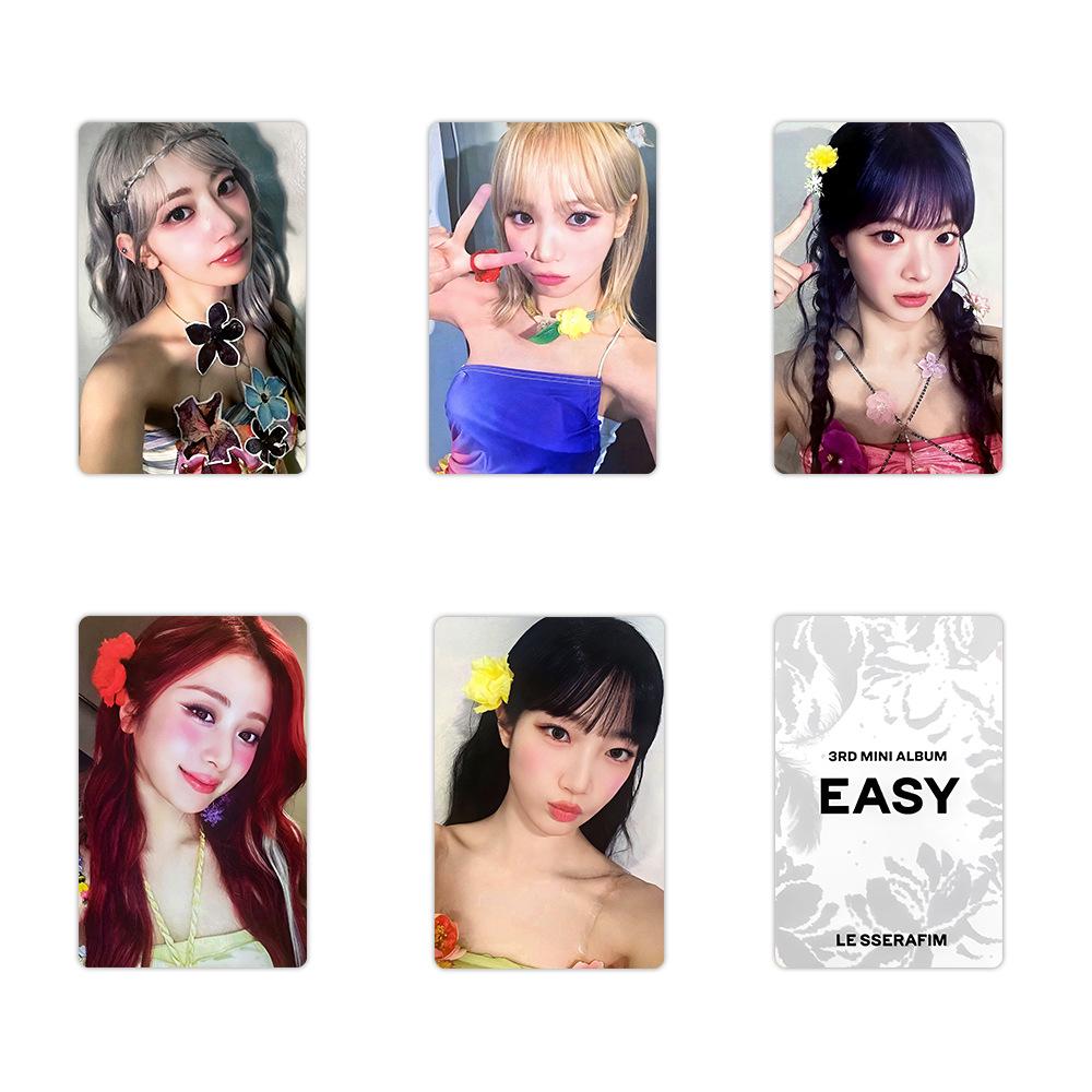 LE SSERAFIM Merchandise: EASY Photocards Album - Kpop Special Benefit