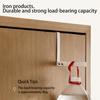 Door Hook, Foldable Hook, Convenient for Storage and Organization, Bedroom, Bathroom Door Hook, Ironwork, Sturdy and Firm