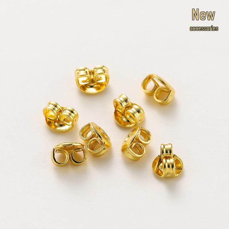 

Embossed Butterfly Earplugs: 14k/18k Gold-Plated Copper DIY Ear Jewelry Accessories 50 pieces (5mm/hole diameter 0.8mm)