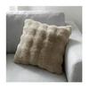 GOSO Cushion Cover 45*45cm Stylish Cushion Cover for Autumn/Winter, Fluffy, Zipper Type, Fluffy Cushion, Easy To Put On and Take Off, Cute, Fluffy,