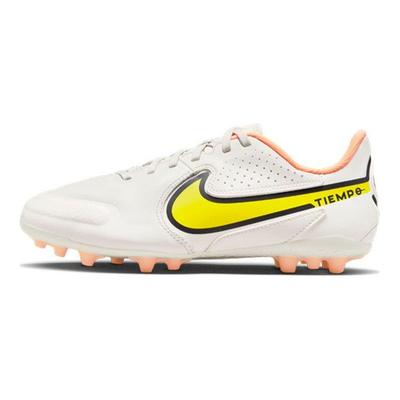 Tiempo Legend 9 Academy AG Round Head Comfortable Non-Slip Durable Low-Top Soccer Shoes Kids Soccer Shoes Beige DB0444-002