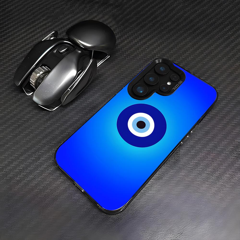 

Lucky Blue Evil Eye Phone Case For Samsung A25 A33 5G A54 A36 A35 A56 A52 A14 Shockproof Colorful Cover Galaxy A52 5G