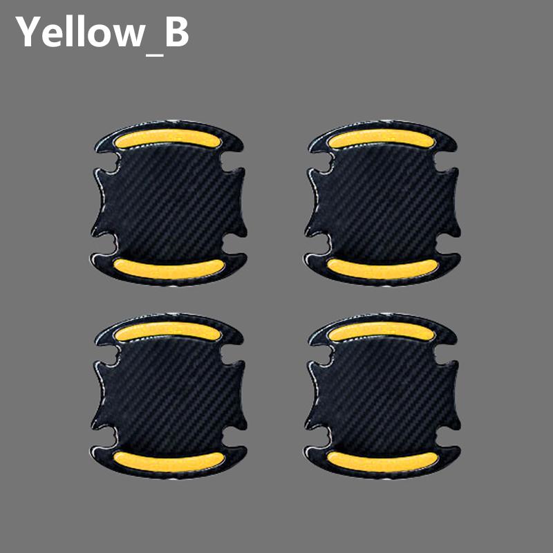 Doofoto 3D Car Reflective Sticker Tape Reflector Fender Warning Bumper Strip Door Handle Bowl Cover Car Exterior Accessories