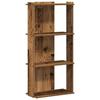 VidaXL 3-Tier Bookcase Old Wood 60x30x120cm Engineered Wood, Shelf, Book Shelf, Storage Shelf, 860272