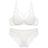 Lace Bra Women's Sexy Underwear Bra  Big Chest Small Ultra-thin Transparent Bra