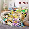 Hanna-Barbera cartoon 2D Flat Pattern Flannel Blanket High quality All Seasons Warmth and Comfort Perfect for Christmas Gifts.