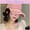 Vintage Cotton Baseball Cap With Wide Brim For Sun Protection And Casual Style