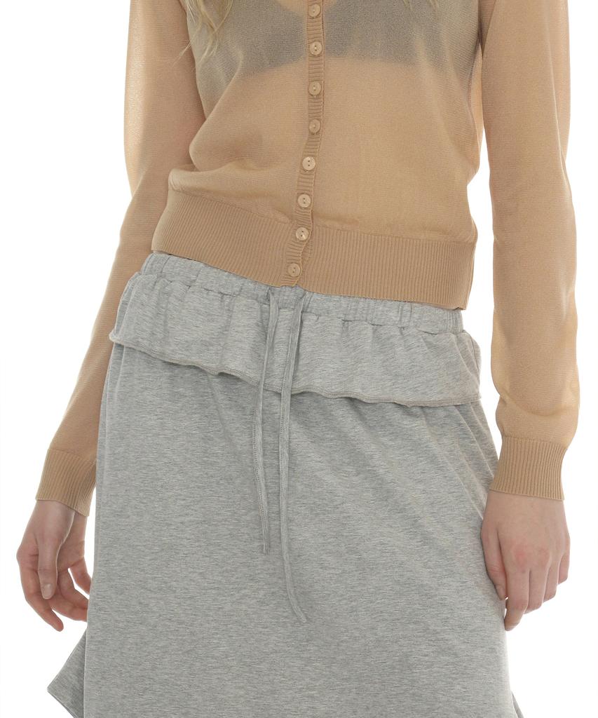 Partimento Woman Reverse T-Shirt Midi Skirt_Melange