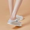 Half slippers women's summer wear 2025 new Internet celebrity explosion small thick sole heel canvas shoes
