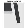 UR2026 Women's Color Block Faux Two-Piece Slim T-Shirt