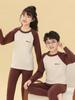 Children's Cotton Pajama Set: Boys' & Girls' Warm Flannel Base Layer for Autumn
