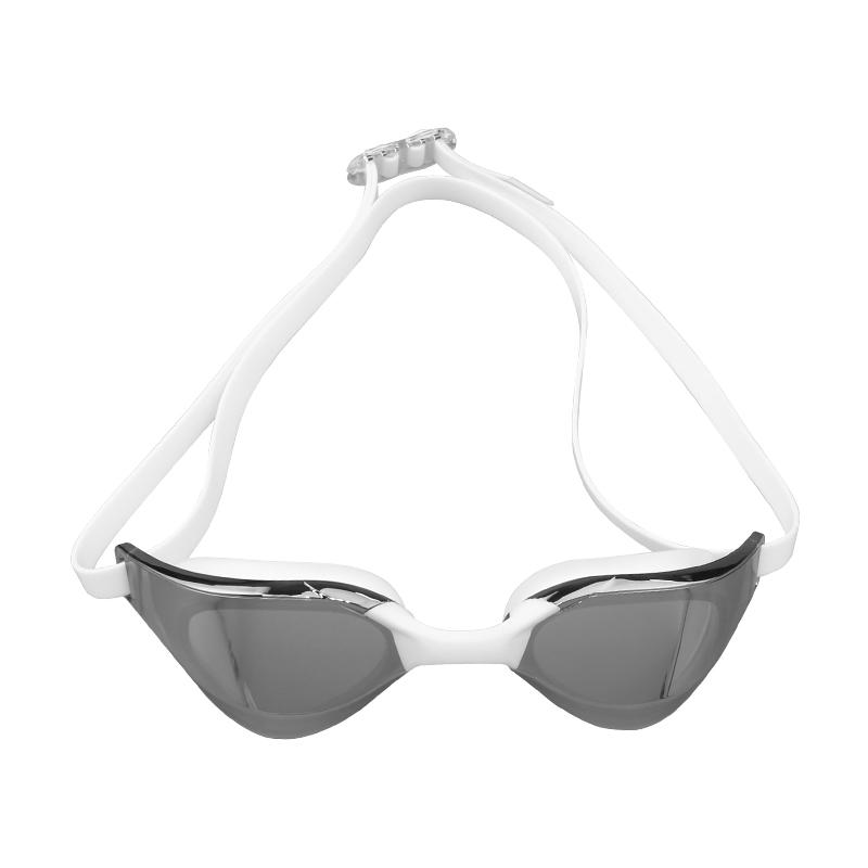 

PHMAX Silver Finish-plated Swimming Goggles anti-fog anti-ultraviolet Unisex Adult Racing Swim Goggles No Leaking for Adult Women Li Practical Use