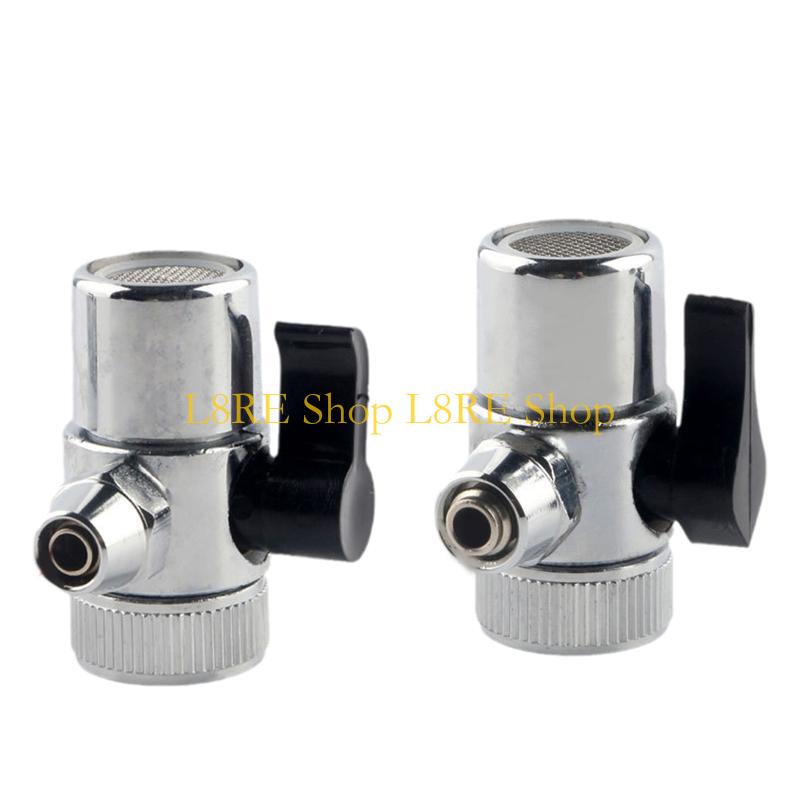L8RE Alloy 1/4" Tube Single Cut for Valve Diverter Switch Water Divider Conversion Faucet Water Inlet Accessories Kitchen Too