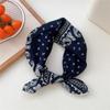 Women's Spring & Autumn Cotton-Linen Silk Square Scarf - Korean Style, Versatile Fashion Accessory & Hair Band