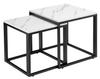 Praven White Marble Coffee Tables